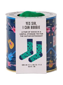 GEN945UK Storage Tin and Sock Set - Guitar